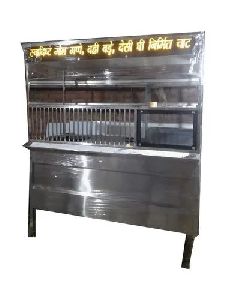Stainless Steel Chat Display Counter