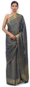 Blue Soft Georgette Banarasi Saree