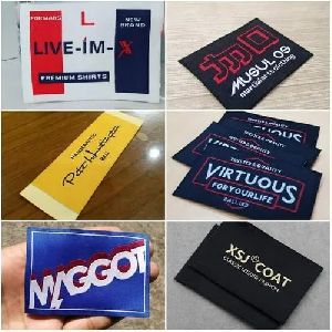 Damask Woven Cloth Label