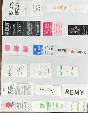 Taffeta Printed Labels