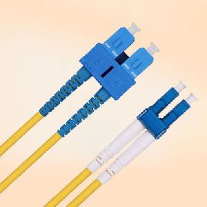 LC to SC Duplex Optical Cable
