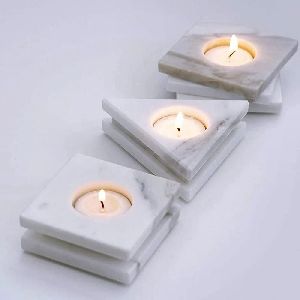 Marble Candle Holders