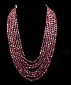 gemstone ruby necklace