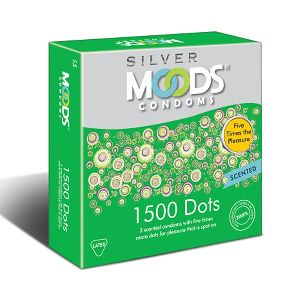 Moods Silver 1500 Dots 3\'s Condoms