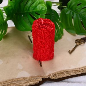 Rose Pillar Candle