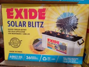 EXIDE SOLAR BLITZ 6SBZ 150 3YEAR WARRANTY