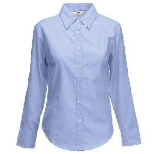 Girls Full Sleeve School Shirt