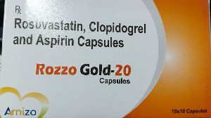 Rosuvastatin, Clopidogrel 20mg Aspirin Capsules