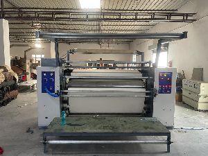 Heat transfer printing machine and backing machine