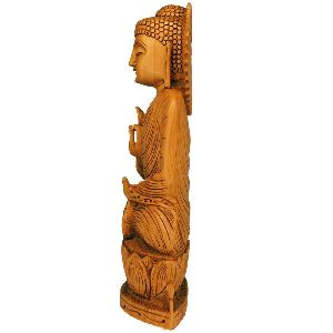 Wooden Buddha Statue