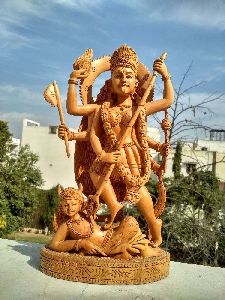 Wooden Kali Mata Statue