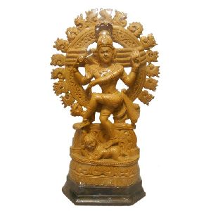 Wooden Nataraja Statue