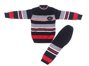 Kids Woolen Sweater (Black)