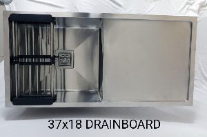 37x18 Inch Drainboard Handmade Kitchen Sink