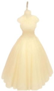 Dress Shaped Candles