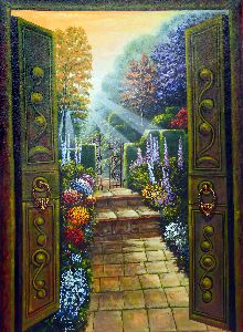 Door for Growth and Prosperity Painting