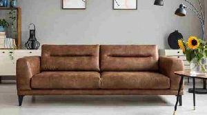 Leather Double Seater Sofa