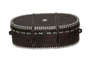 Leather Oval Box
