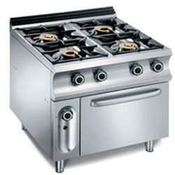 Four Burner Range with Oven