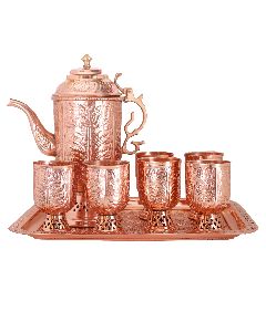 copper tea set