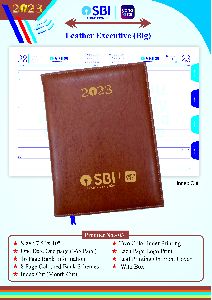 SBI Diaries Executive Leather Diary 2023