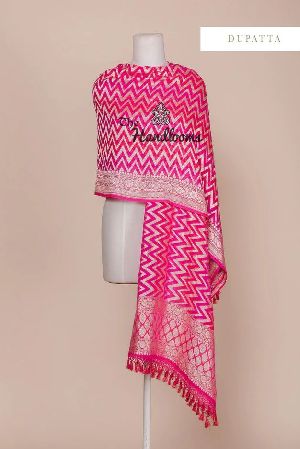 Pure Water Zari Khaddi Georgette Dupatta