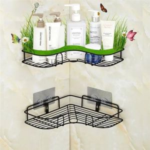 bathroom corner shelf