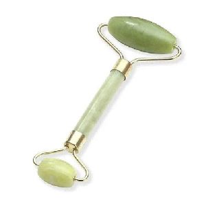 SMOOTH FACIAL ROLLER & MASSAGER NATURAL MASSAGE JADE STONE