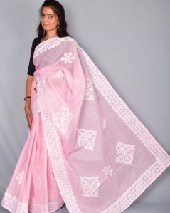 applique sarees