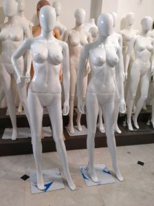 White Glossy Female Mannequin