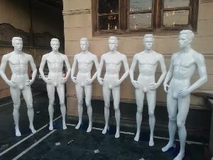 White Glossy Male Mannequin