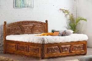 Mahogany Wood Double bed