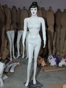 Female white mannequins