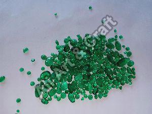 Emerald Faceted Gemstone