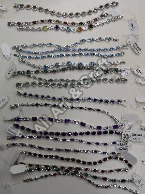 Multicolor Silver Bracelets