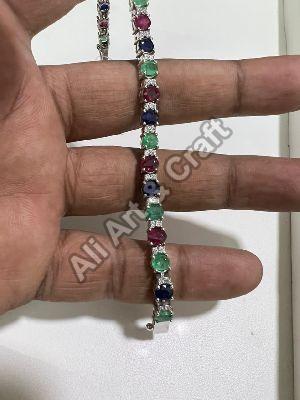 Multicolor Silver Bracelets