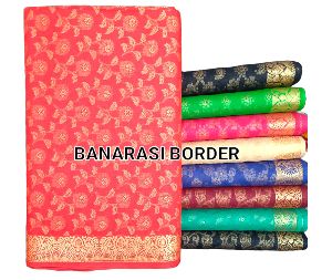 Banarasi Fabric with Border