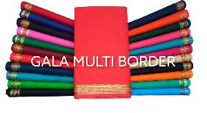 Gala Multi Border Cotton Fabric