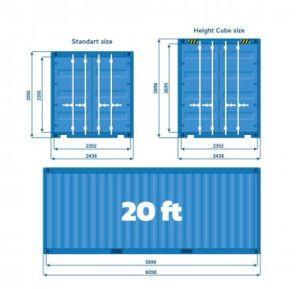 Offshore 20 Feet ISO GP Container
