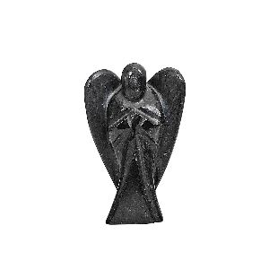 Black Tourmaline Angel Statue