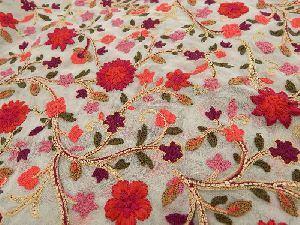 Embroidered Georgette Fabric