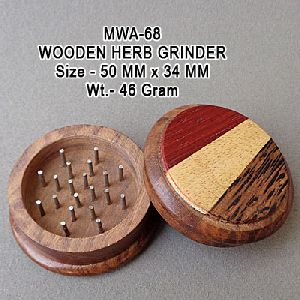46gm Wooden Herb Grinder