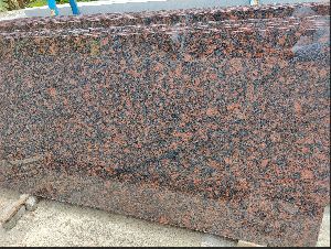 Tan Brown Red Granite Slab