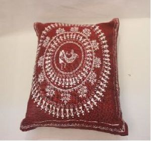 Warli Hand Painted Cushion Cover