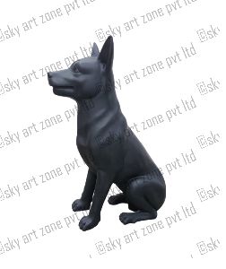 fiberglass dog statue