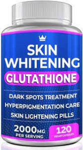 Glutathione Whitening Pills - 120 Capsules 2000mg