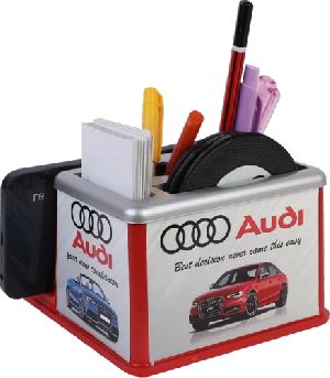 Plastic Multipurpose Pen Stand with Mobile Holder