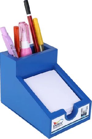 Plastic Pen Stand with Chit Pad Holder