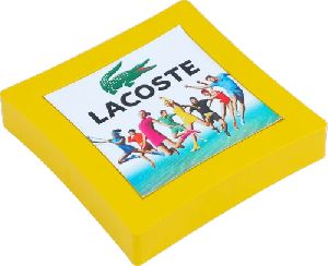 Square Shaped Plastic Paper Weight
