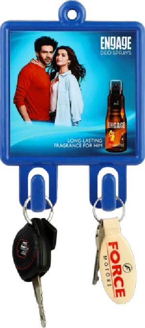 Square Shaped Plastic Key Hanger